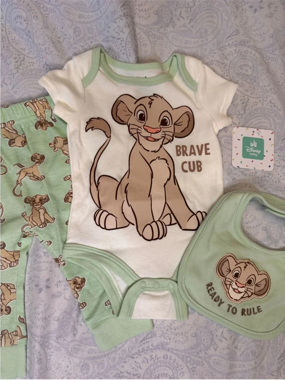 Disney Simba Lion King 3 Piece Infant Set